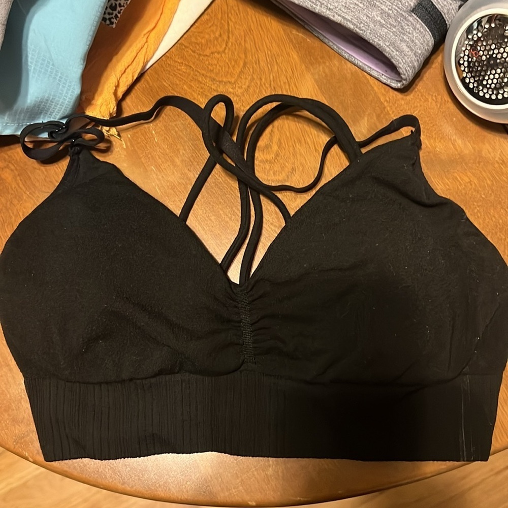 Athleta Black Strappy Bralette - Picture 4 of 4